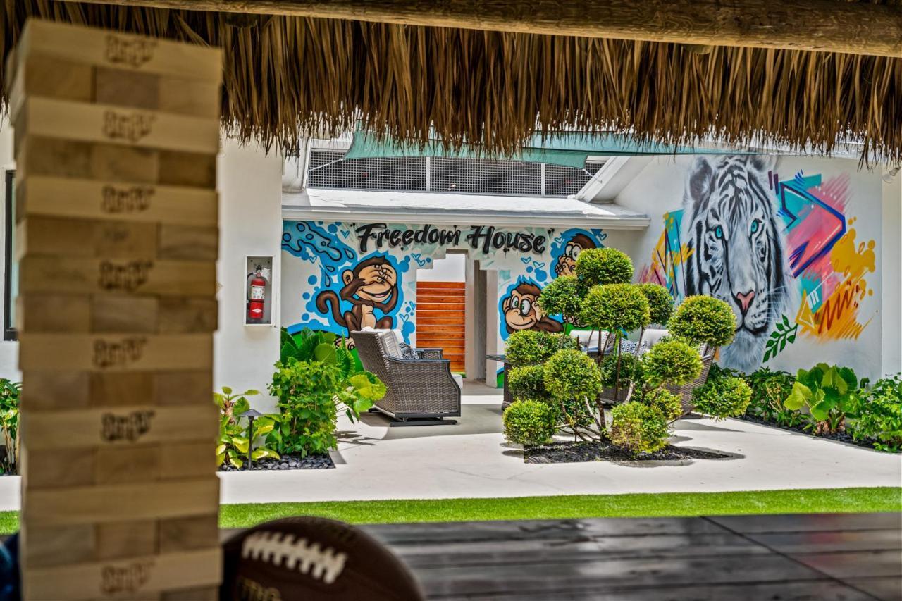 The Freedom House • Urban Oasis • Eclectic Retreat Villa Fort Lauderdale Luaran gambar