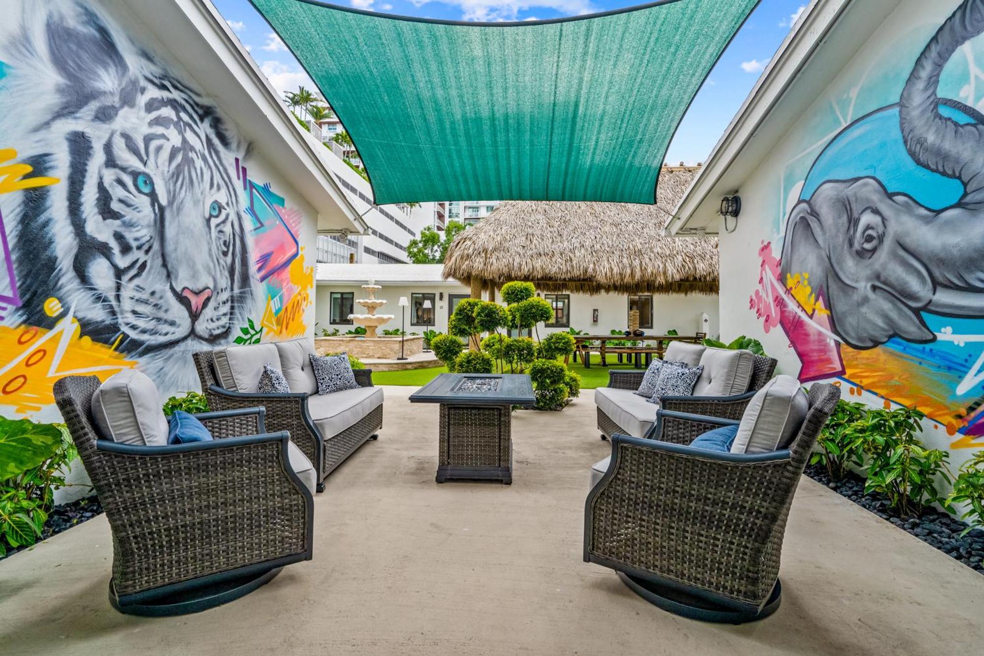 The Freedom House • Urban Oasis • Eclectic Retreat Villa Fort Lauderdale Luaran gambar